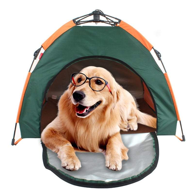Portable Dog Tent Cat House Kennel Rainproof Sunscreen Nest for pet