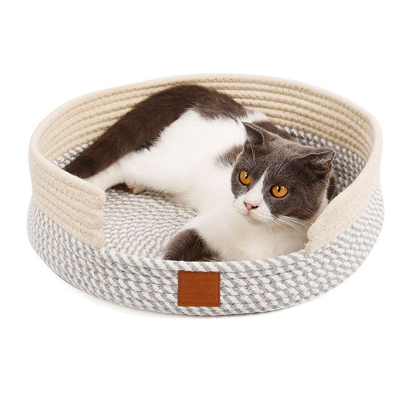 Cat Round Scratcher Bed Cushion Basket for pet