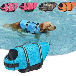 Safety Dog Life Jacket Swimming Vest Clothes XXS-XXL