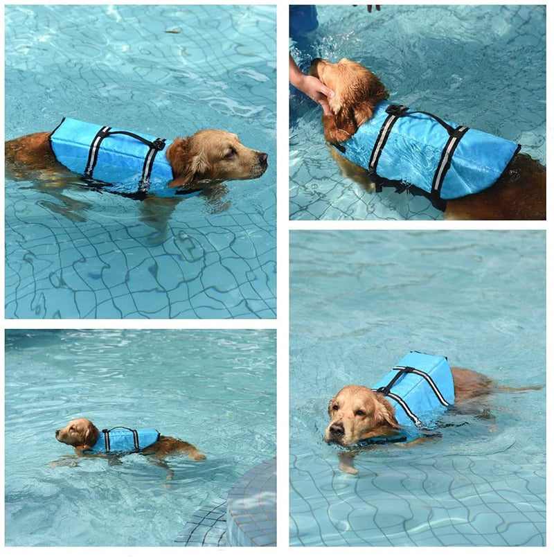 Safety Dog Life Jacket Swimming Vest Clothes XXS-XXL for pet