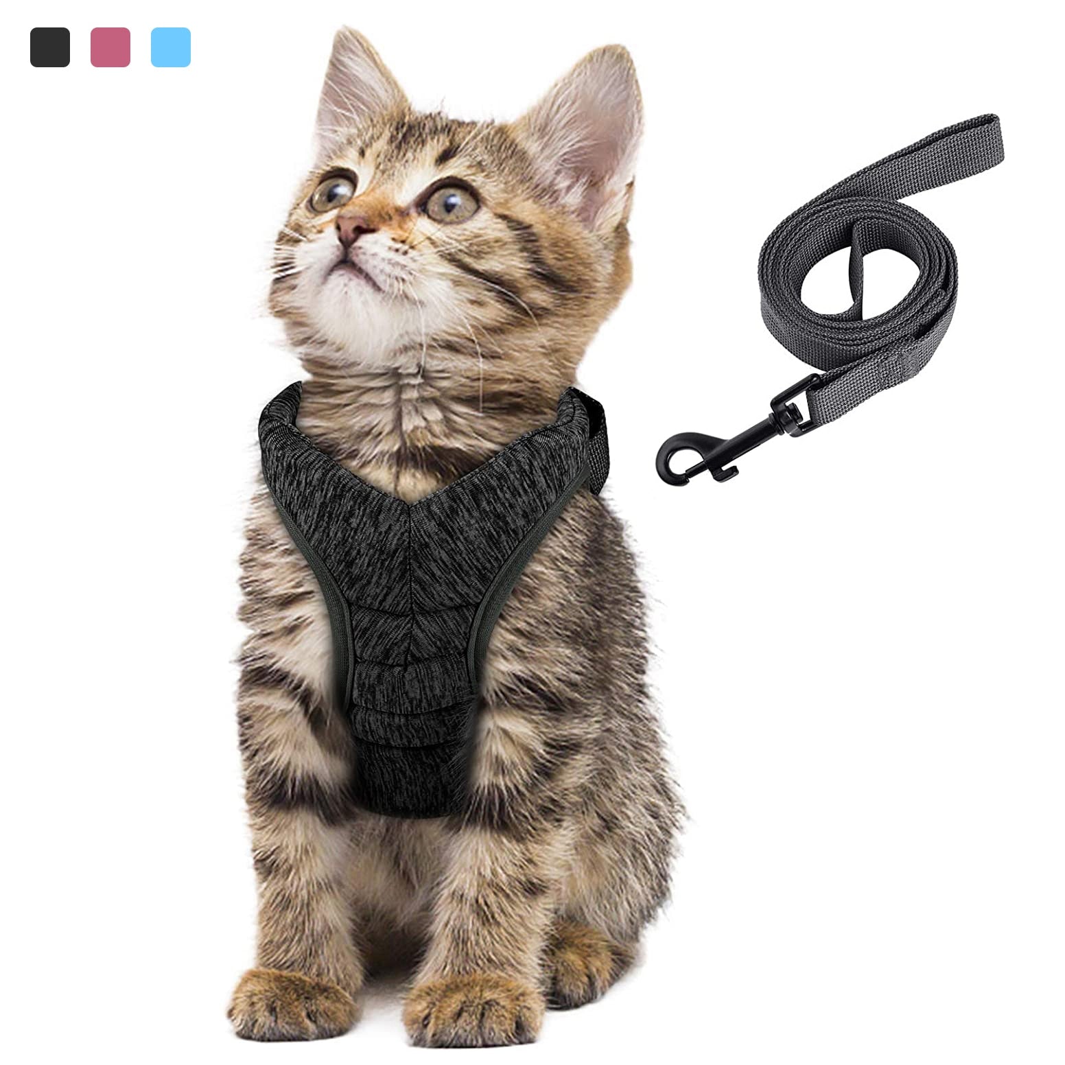 Adjustable Anti-Escape Small Cat Belt Harness Breathable Soft Vest for pet