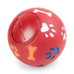 Dog Rubber treat Play Interactive ball for Pet