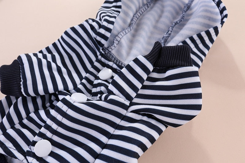 Cute Stripe Dog Jumpsuit Clothes for Pet