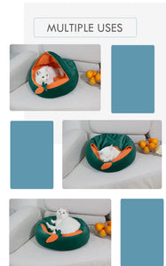 Vege shape Round Cushion Bed House for pet