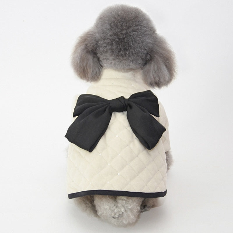 Elegant Dog Clothes Luxury Dress Jacket for pet