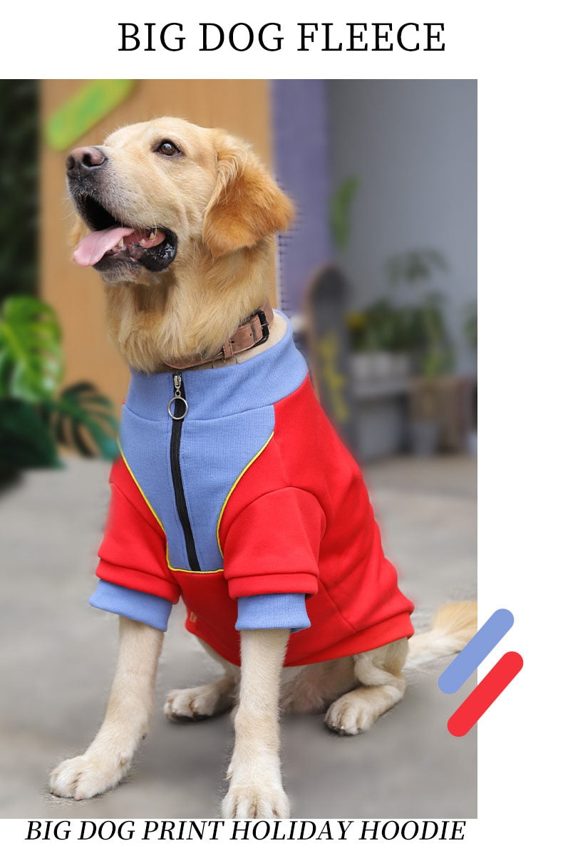 Large Dog Coat Jacket Cotton Shirt Sports Style Clothes for for pet 3XL~7XL
