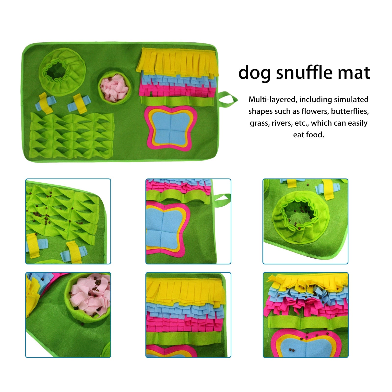 Sniffing Mat Smell Training Blanket Consume Energy Puzzle for pet