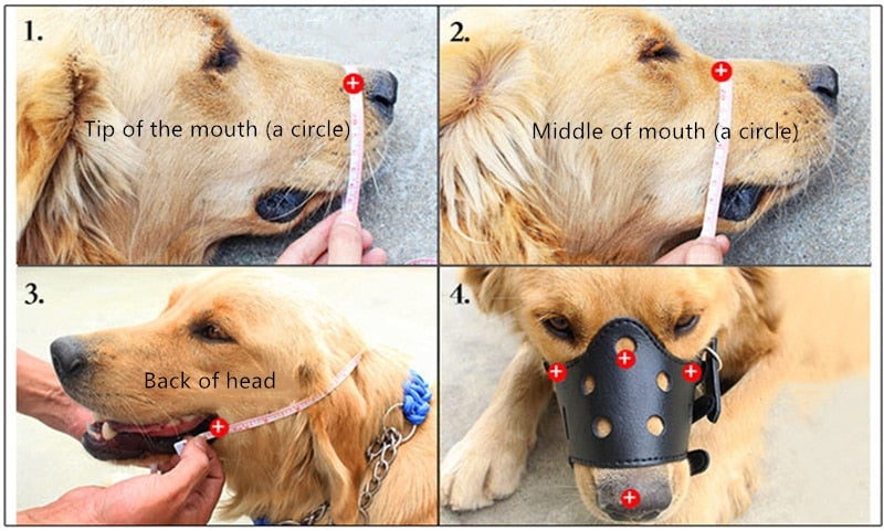 XS-XL Adjustable Mouth Muzzle for pet