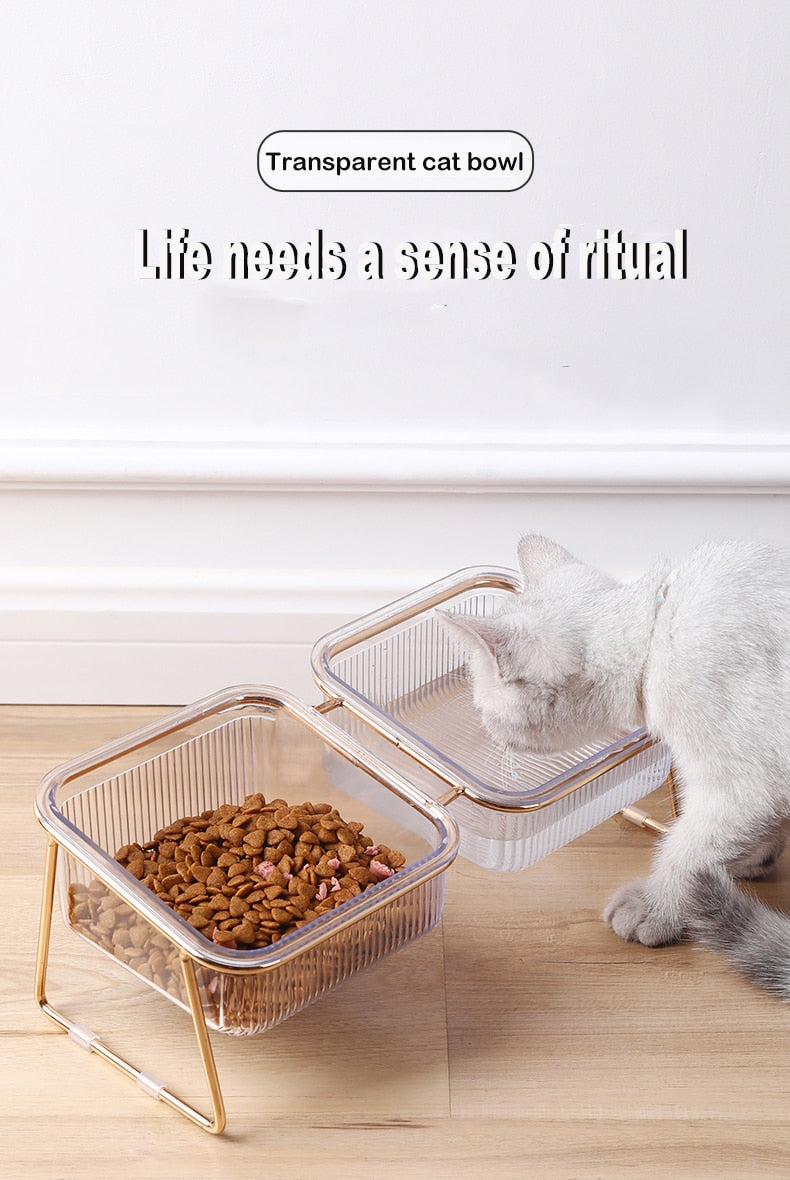 Non-Slip Food Water Bowl Double Feeder for pet