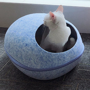 Cute Cat House Felt Nest Indoor Outdoor for pet