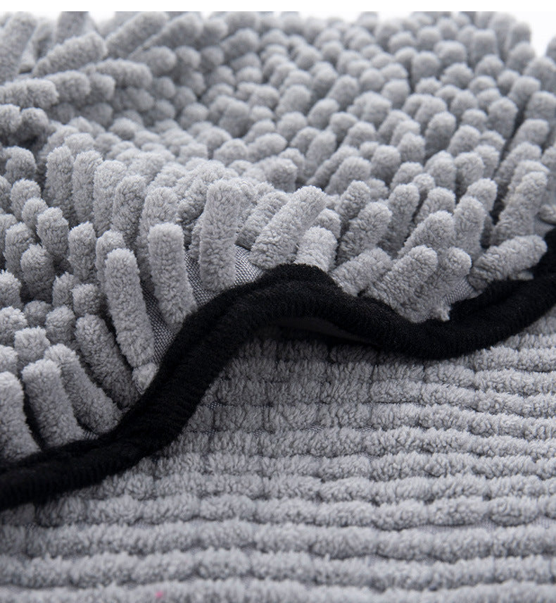 Dog Cat Absorbent Glove-style bath towel Nano Fiber Quick-drying for pet