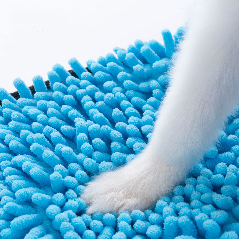 Dog Cat Absorbent Glove-style bath towel Nano Fiber Quick-drying for pet
