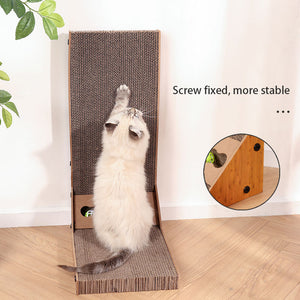 Detachable Cat Scratcher Board L-shaped Post Grinding Claw for pet