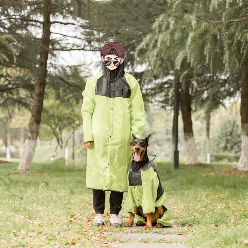Waterproof Dog Raincoat Parent-child Clothes
