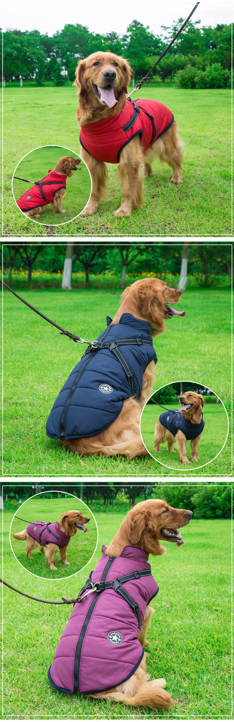 Dog Warm Clothes Jacket for pet