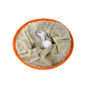 Fordable Cat Tunnel Sound Paper Cave
