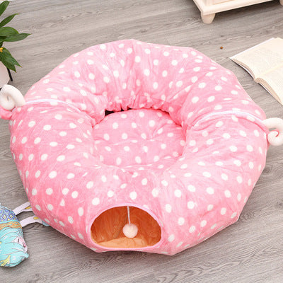 Collapsible Cat Tunnel Nest Funny Tent for pet