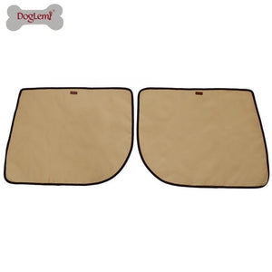 2pcs Car Door Cover Protector Waterproof Oxford cloth Mats Non-slip for pet
